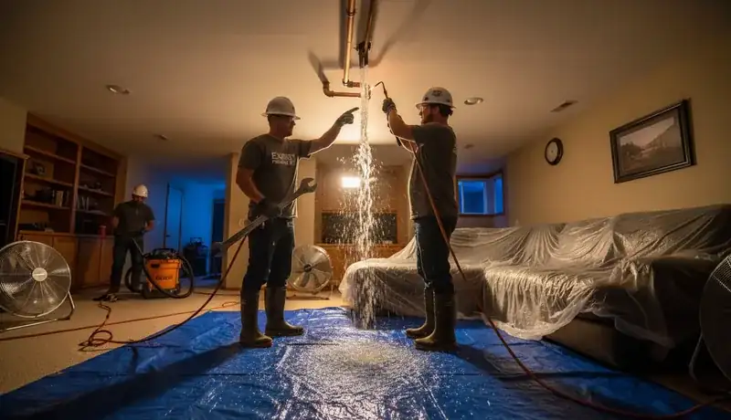 Expert Plumbing Pro - late-night-burst-pipe-repair-in-a-cherry-creek-vista-home